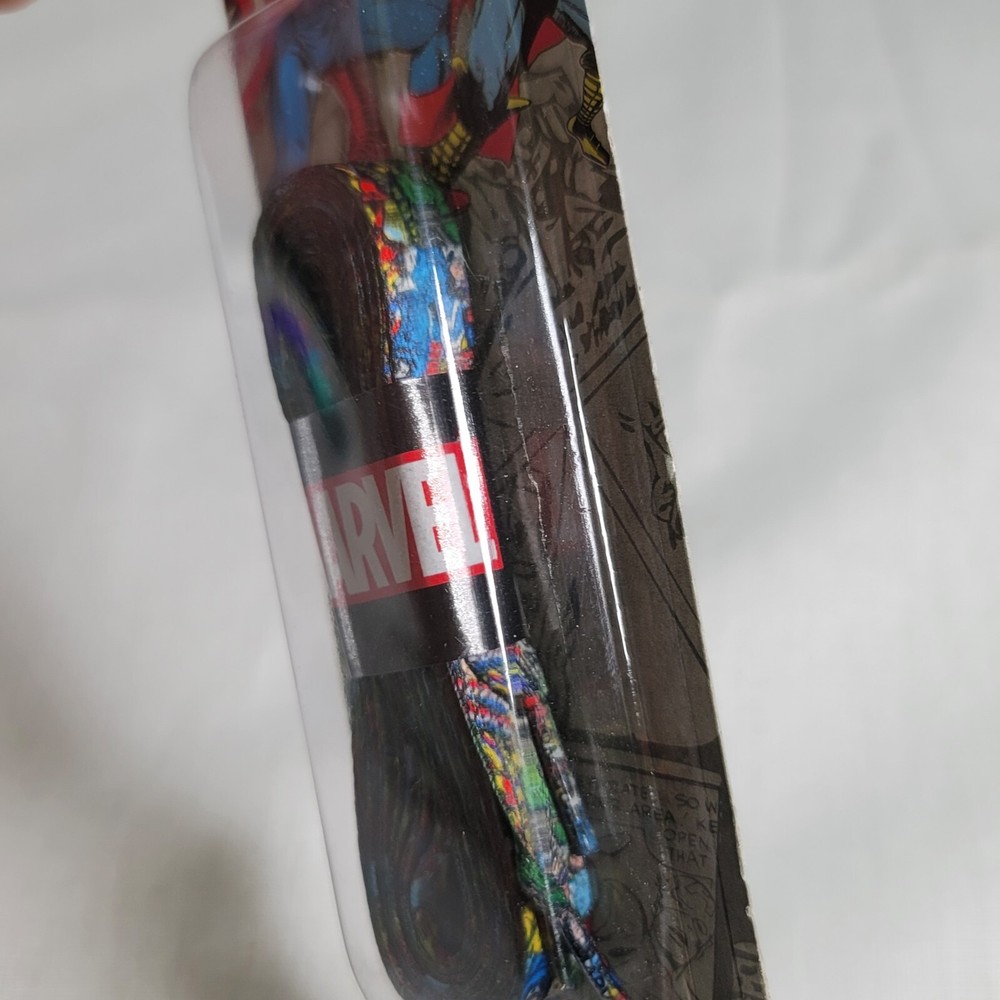 Marvel Comics Printed Shoe Laces Loot Crate Exclusive One Pair 48" -Thor, Spider
