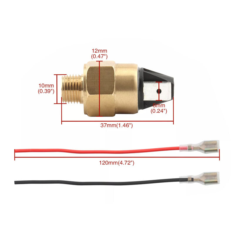 Hydraulic Brake Stop Light Switch w/ Cable Replacement Fits for Harley Davidson