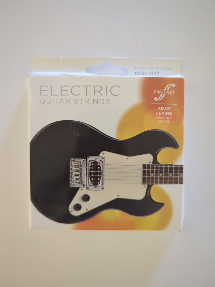 Electric Guitar Strings Extra Light First Act Adam Levine Series .009-.042 P