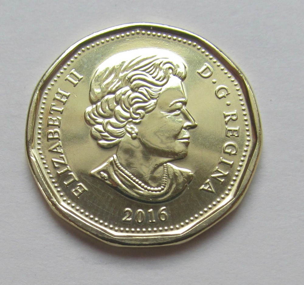 2016 CANADA 1 DOLLAR LOONIE - combined shipping