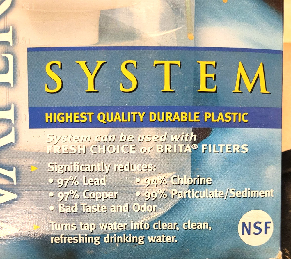 Fresh Choice Water Filter Pitcher