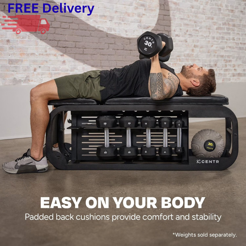 Adjustable Workout Bench Home Gym Weight Lifting Foldable Sit Up Strength Train