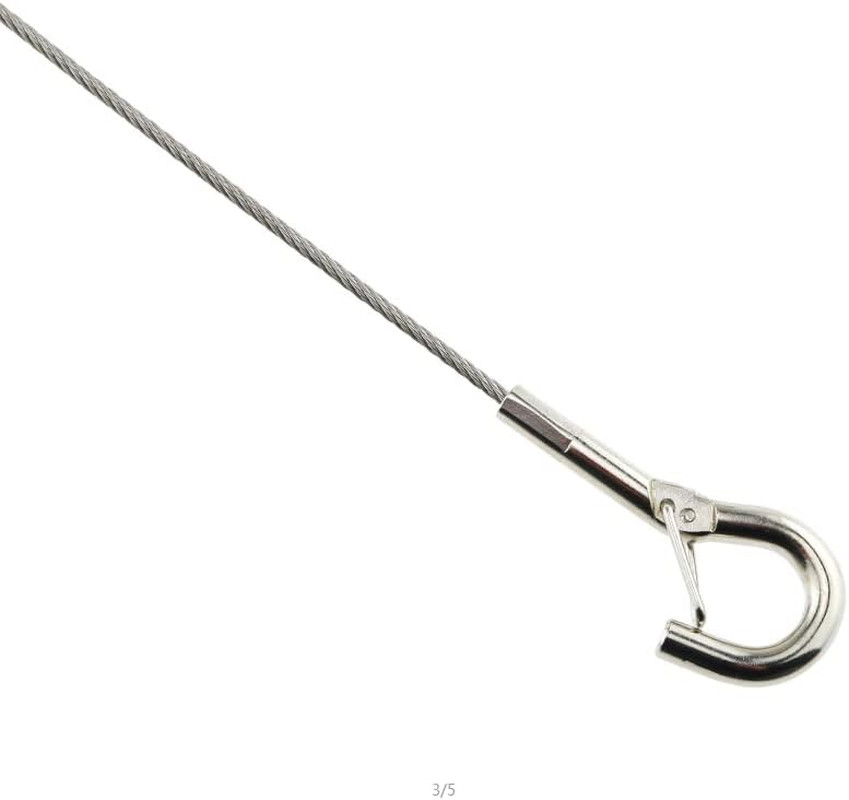 Gate Latch Cable Pull 2Pcs Stainless Steel 19" Gate Latch Cable Pull Gate Opene