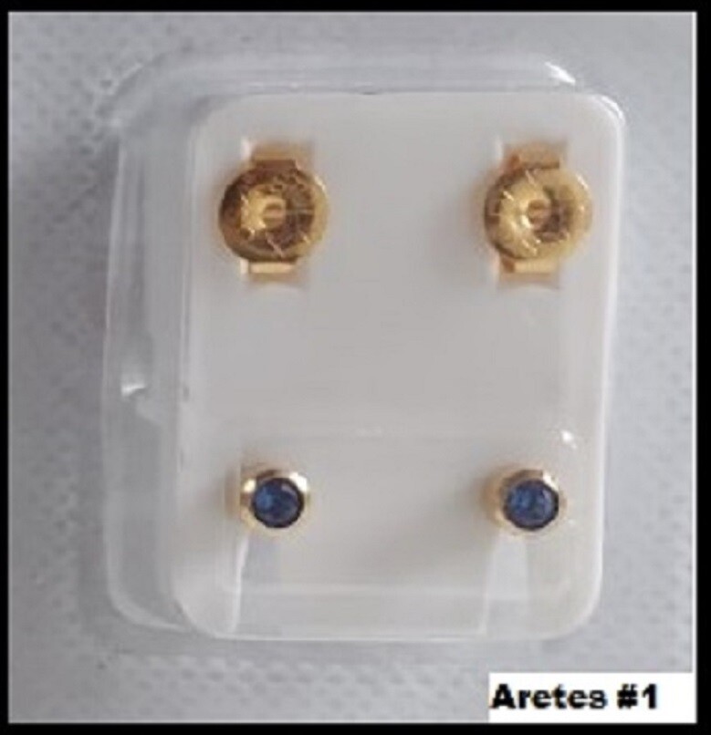 Studex Ear Piercing Gold Plated Clear Stone 4MM Regular  R213Y
