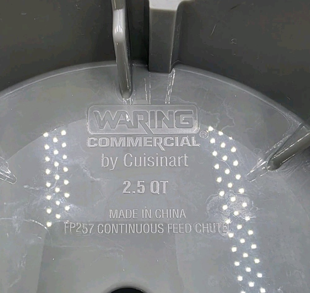 OEM~Waring Commerical FP257 Continuous Feed Chute