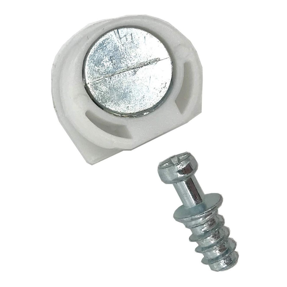 30 Pieces Shelf Support Holder White Pin Peg with Screws