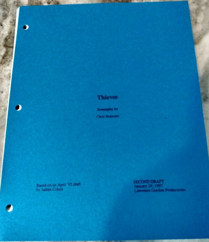 Thieves Screenplay / Movie Script by Chris Brancasto Second Draft Jan,29 1997