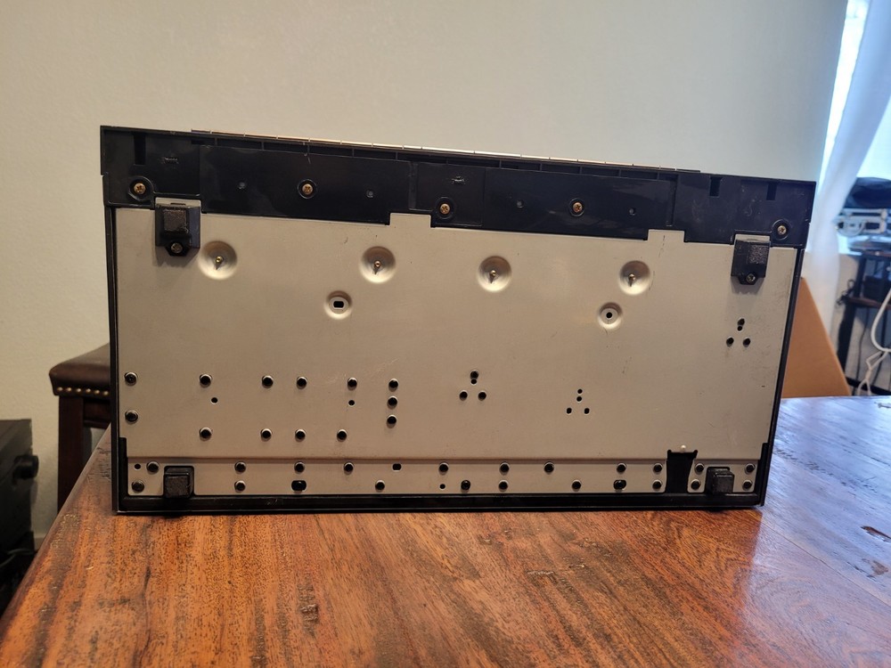 Technics Stereo Double Cassette Deck RS-D190W High Speed Editing Tested Working