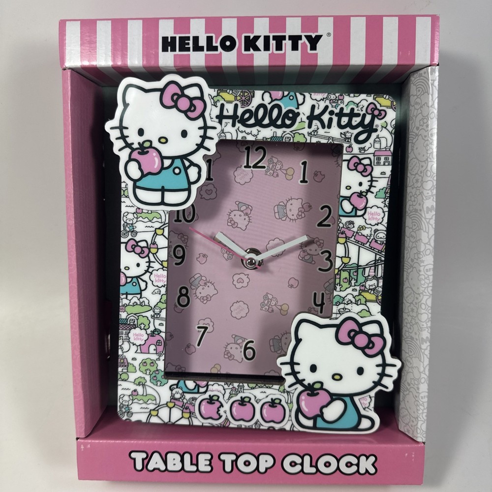 Sanrio Hello Kitty Table Top Analog Clock