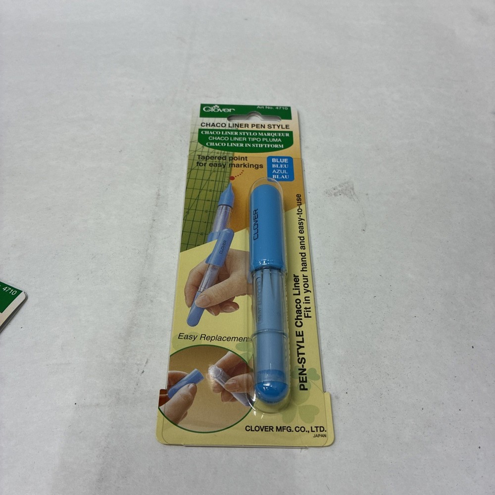 Clover 4710 Chaco Liner Pen Style-Blue