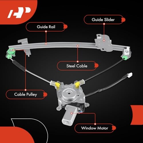 Power Window Regulator with Motor Compatible with Mazda Front Driver (LH)