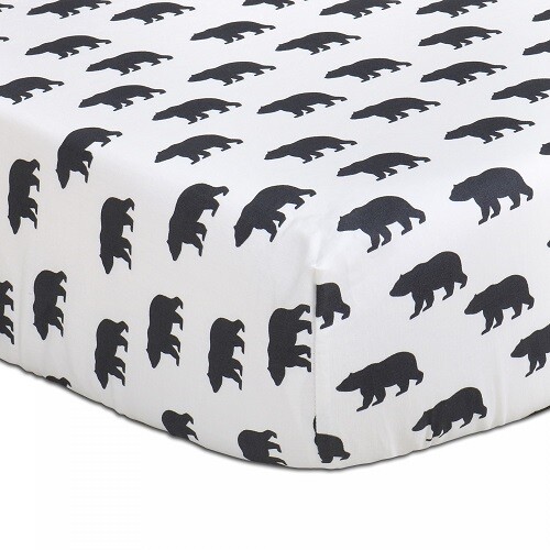 The Peanut Shell Woodland Dreams 7Pc Crib Bedding Set Include Mobile/Blanket++