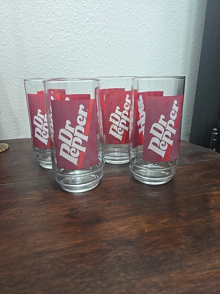Dr Pepper Drinking Glasses