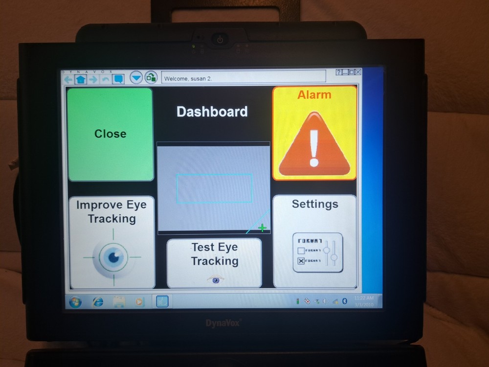 DYNAVOX VMAX+ EYEMAX COMPUTER SERIES 5 W/ INTER AACT, Eye Tracker. WORKS