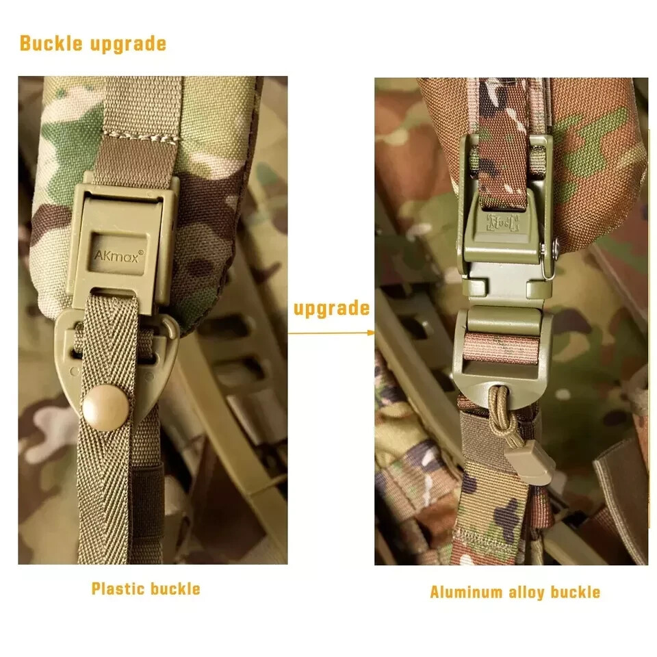 MT Military MOLLE II Medium Rucksack ABS Frame Detachable Side Pouches