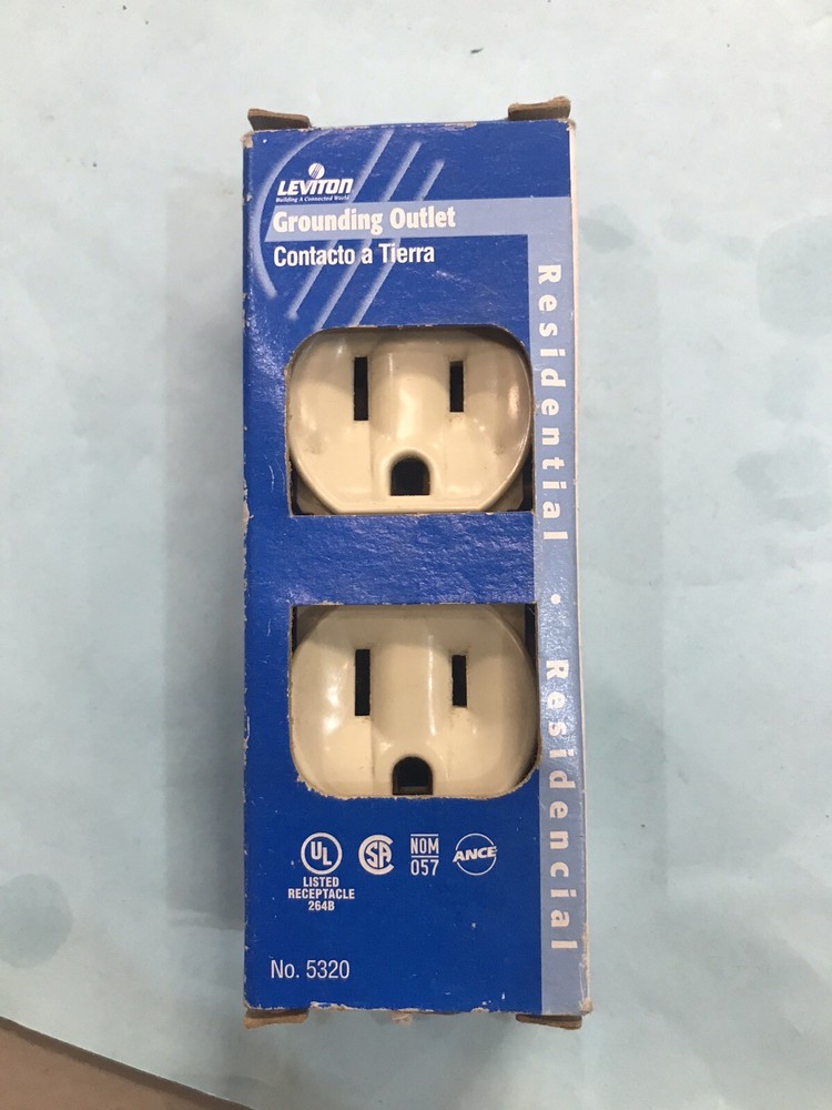 Leviton-5320 ivory/2 pole receptacle