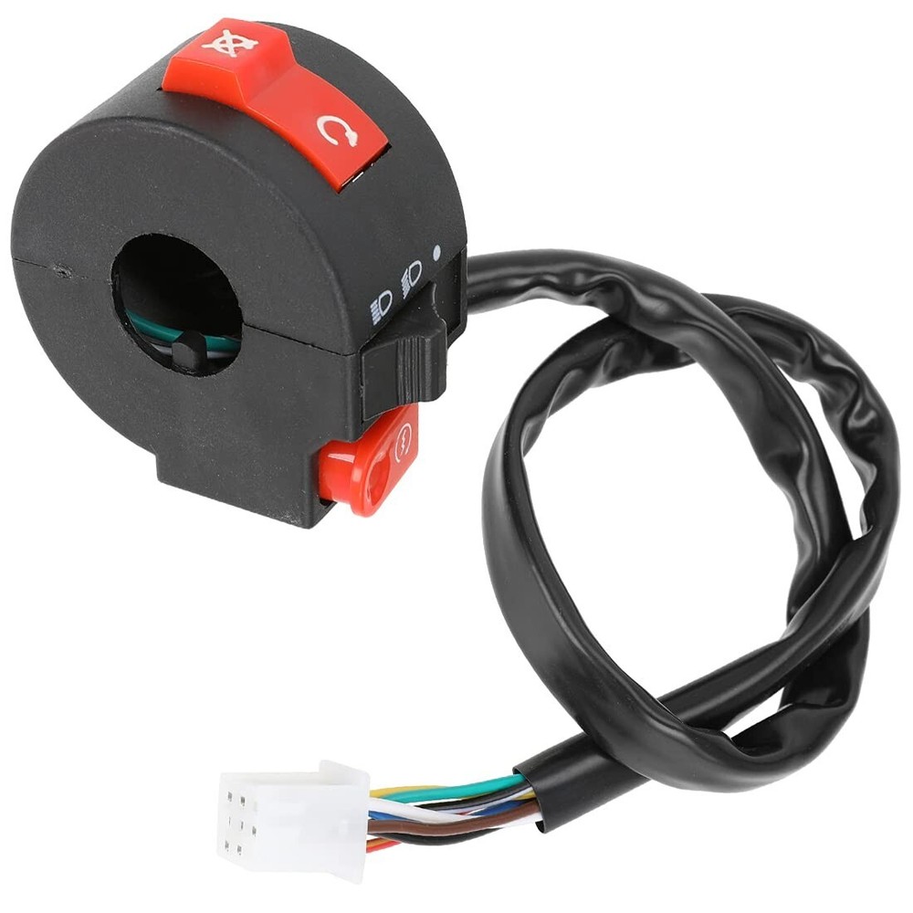 Left Starter Kill Light Switch Female Plug For 50cc 70cc 90cc 110cc 125cc ATV