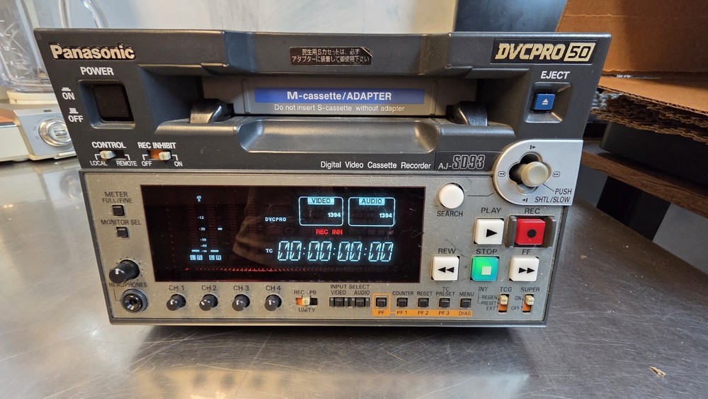 Panasonic DVCPRO 50 AJ-SD93 Digital Video Cassette Recorder