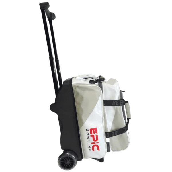 Epic Journey Blizzard White 2 Ball Double Roller Bowling Bag