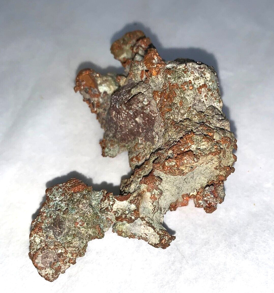 Copper Nugget about 6 oz/170 grams with stand