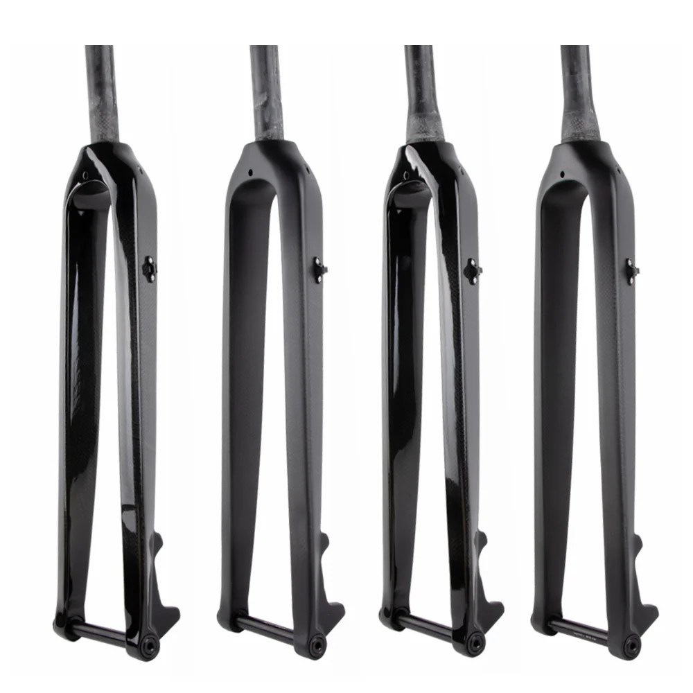 Mountain Bicycle Front Fork Carbon Rigid Fork Fit for Wheel 26/27.5/29er