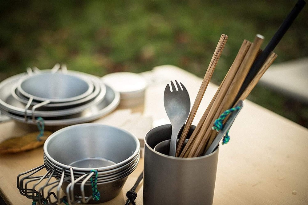Titanium Camping Spork Utensil