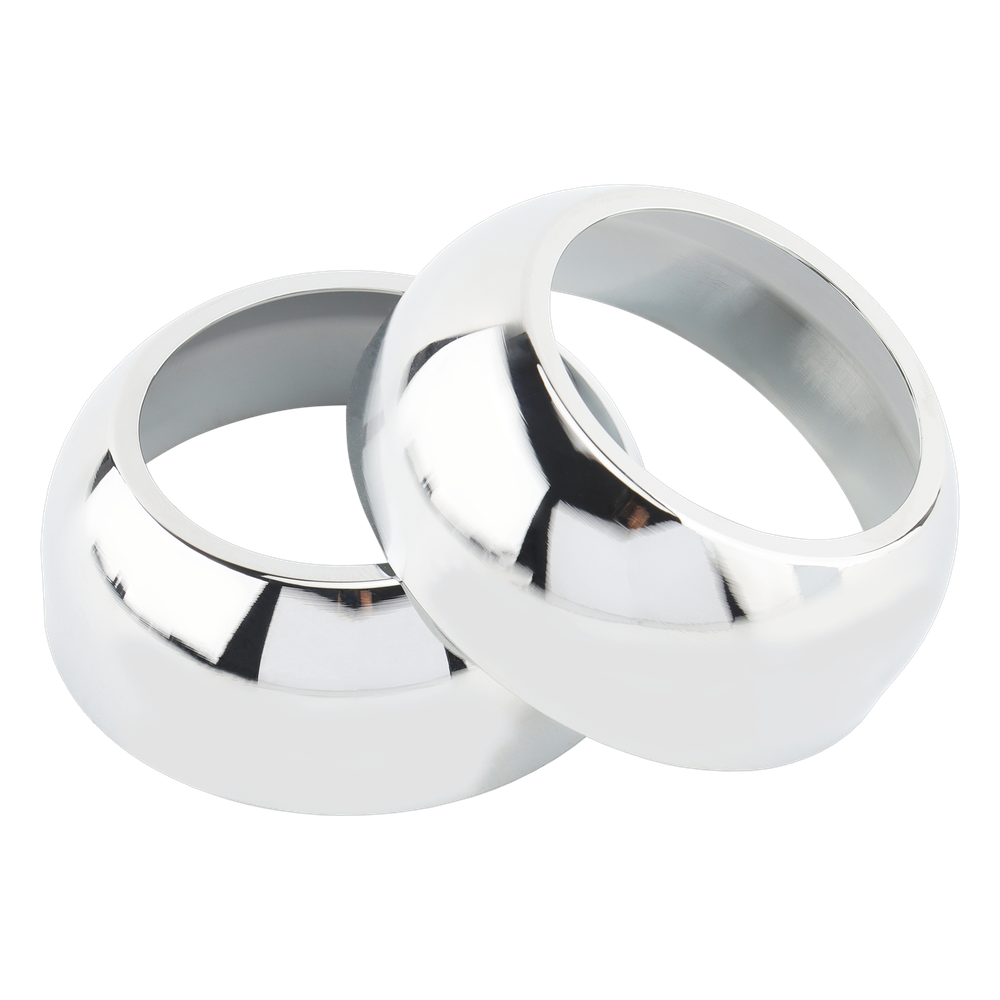 Chrome Front Fork Boot Cap Covers 41mm For Harley Softail FXST FXSTB FXSTC FXDWG