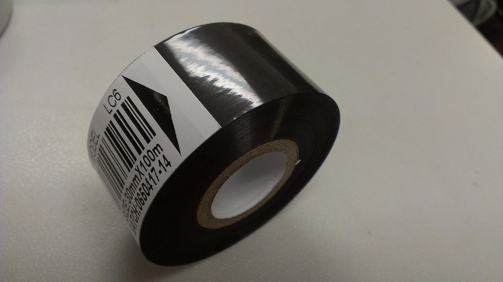 5 PRINTER RIBBON ROLLS FOR LABEL CODE PRINTER MACHINES HP-241