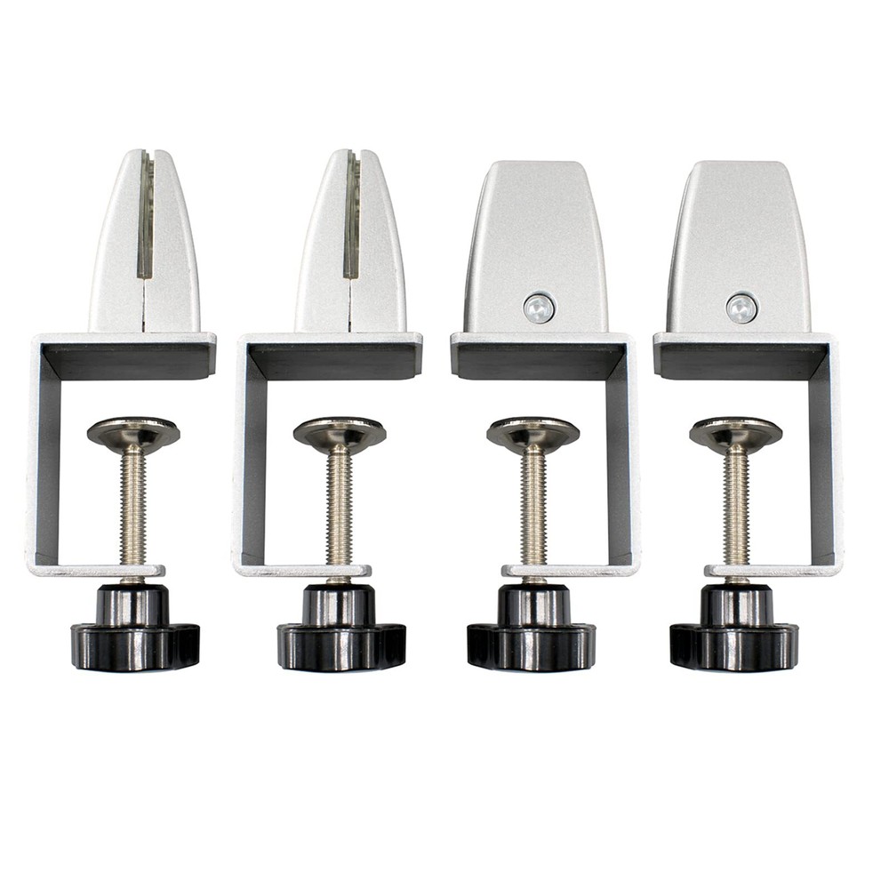 Sneeze Guard Support Clamp Adjustable Partition Holder 4 Pack Desk Divider