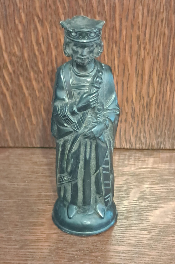 Vintage E.S. Lowe Anri Renaissance Replacement Chess Piece - Black King