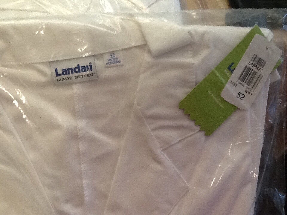 Landau Lab Coat 3132 WWY LAB 8427 Size 52