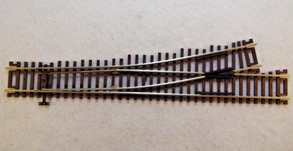 Atlas HO Scale Code 83 Nickle Silver Turnout Track Custom Line Switch Left  9"