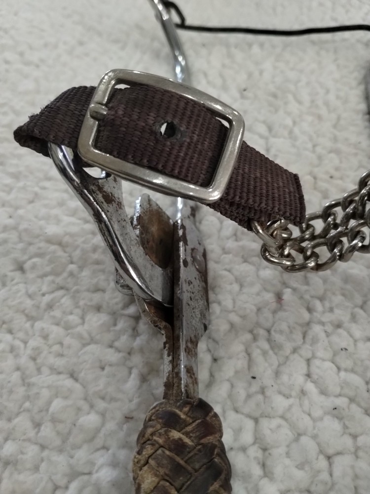Unlabeled Hackamore Bit