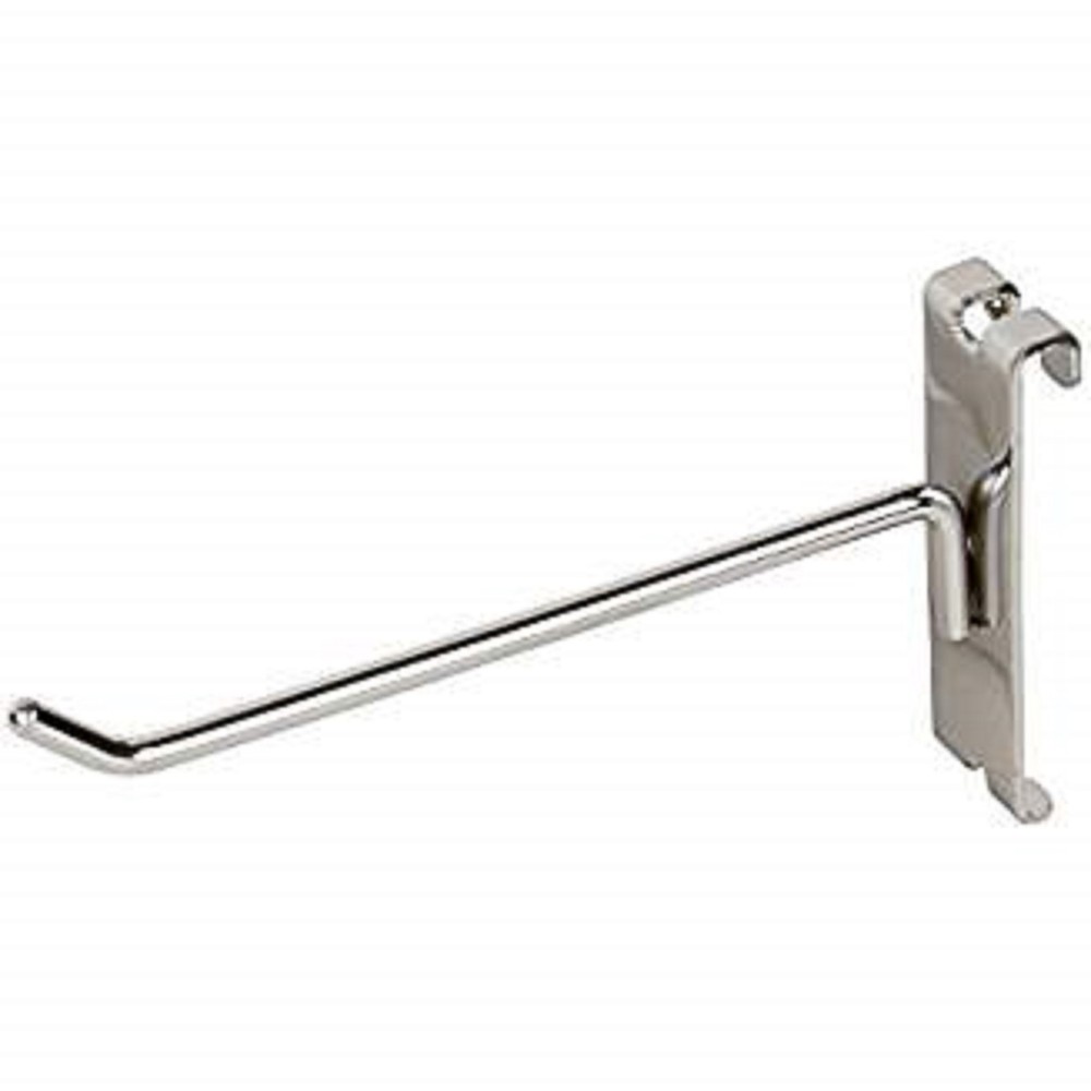 6" Gridwall Hooks - 24 Chrome Hooks For Gridwall or Mini Grid Cube Displays