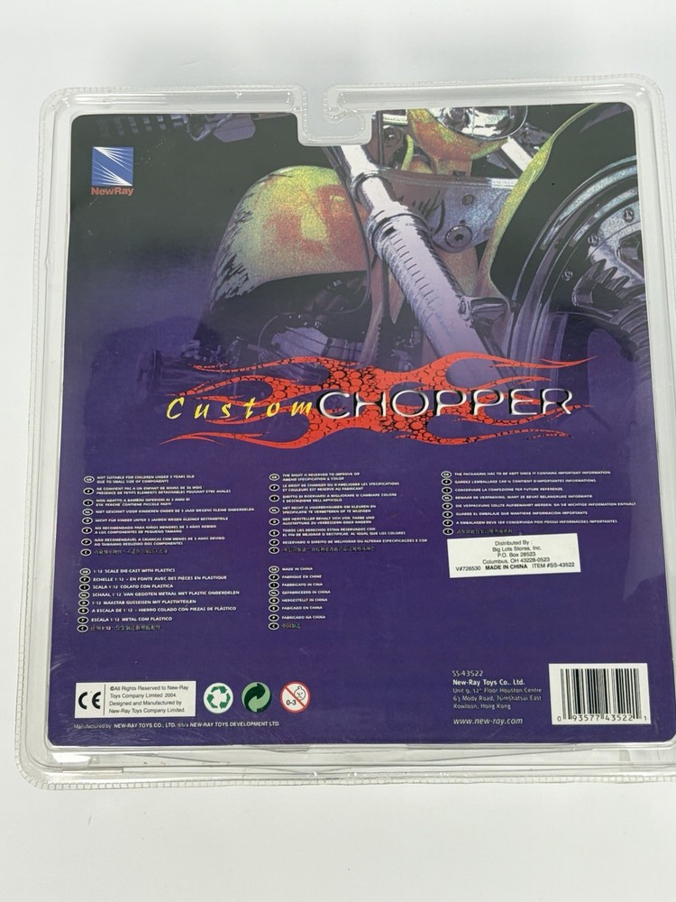 NIB 2004 Custom Chopper Build a Chopper Model