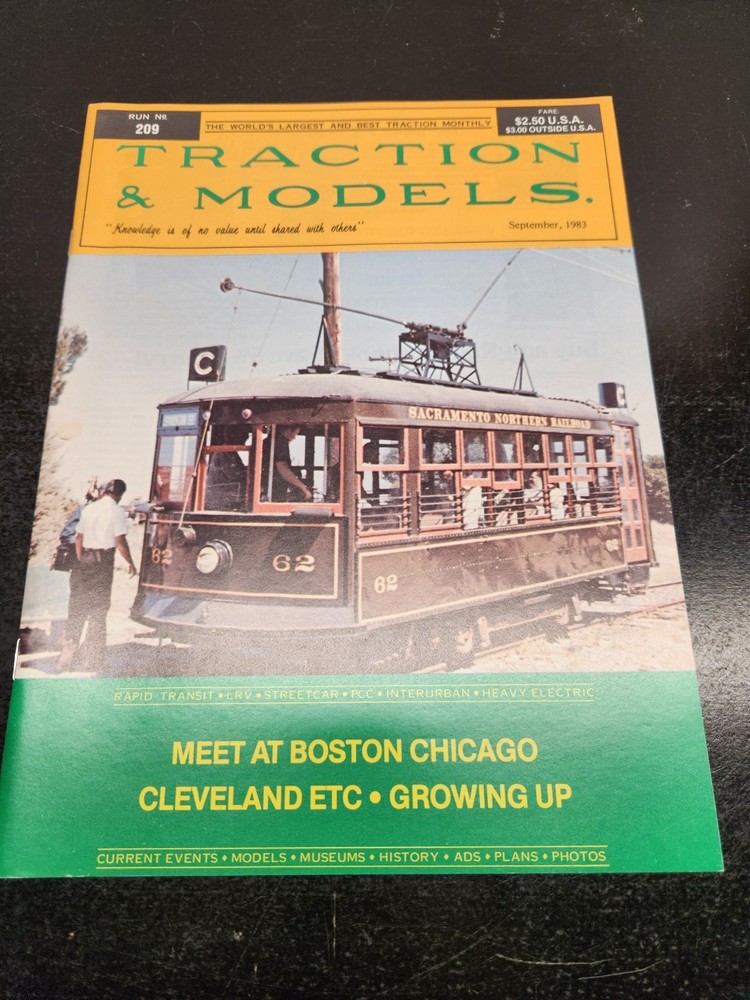 4 Issues of 1983 Traction & Models - Model Railroads