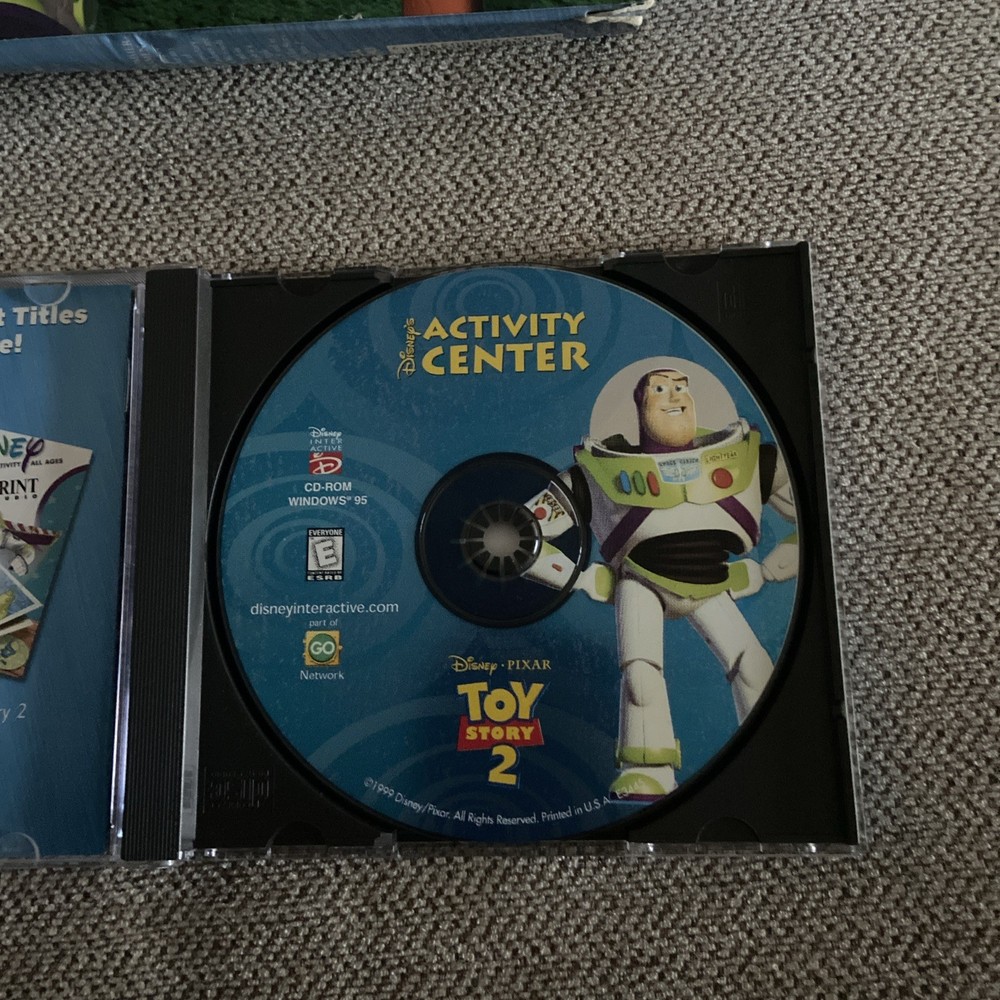 Disney Toy Story 2 Activity Center Program Manual CD ROM Educational Learning