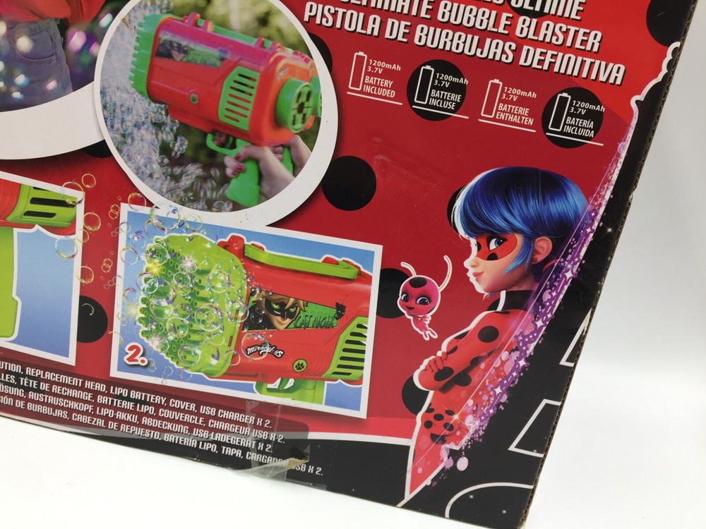 Miraculous Ultimate Bubble Blaster 80 Holes Automatic Bubble Machine New In Box