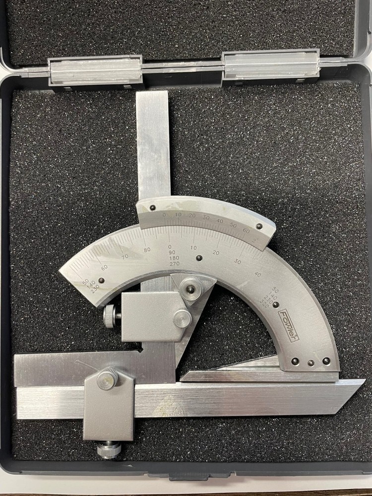 Fowler 52-447-000-0 Universal Bevel Protractor. 0—320°