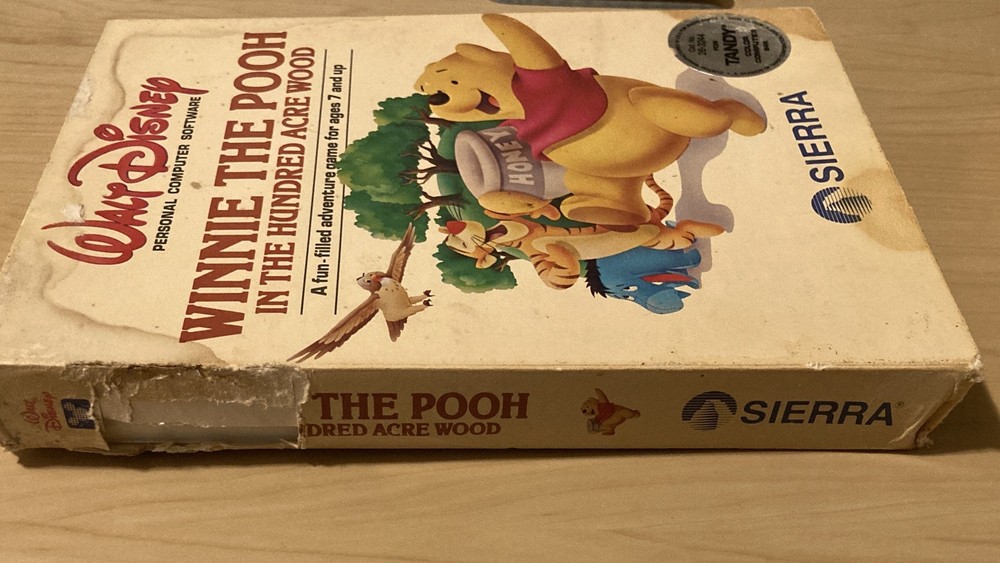 Vintage Tandy Games “Walt Disney Personal Computer Software.”