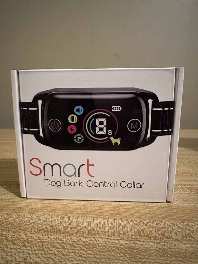 Smart Automatic AI Shock Collar for Dogs Rechargeable Training Collar 4 Modes