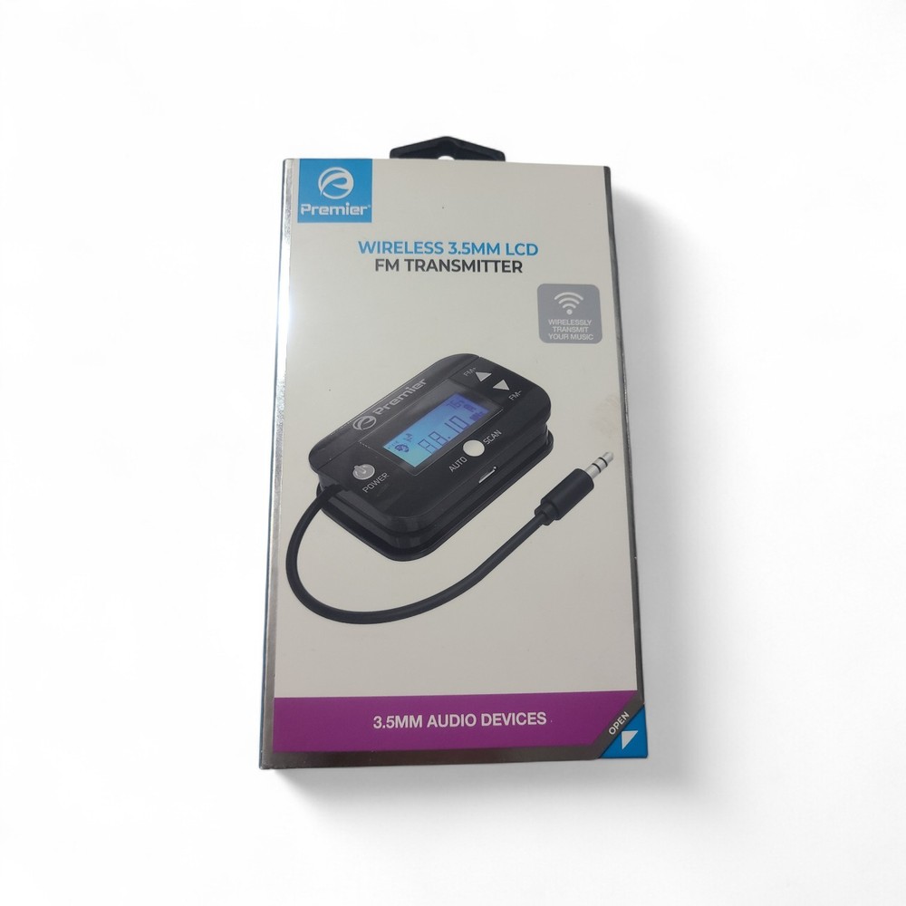 Premier Wireless 3.5MM LCD FM Transmitter