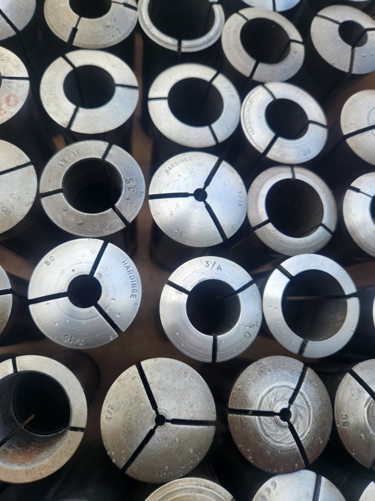 LOT OF 79 HARDINGE ASSORTED SIZE 5C COLLETS