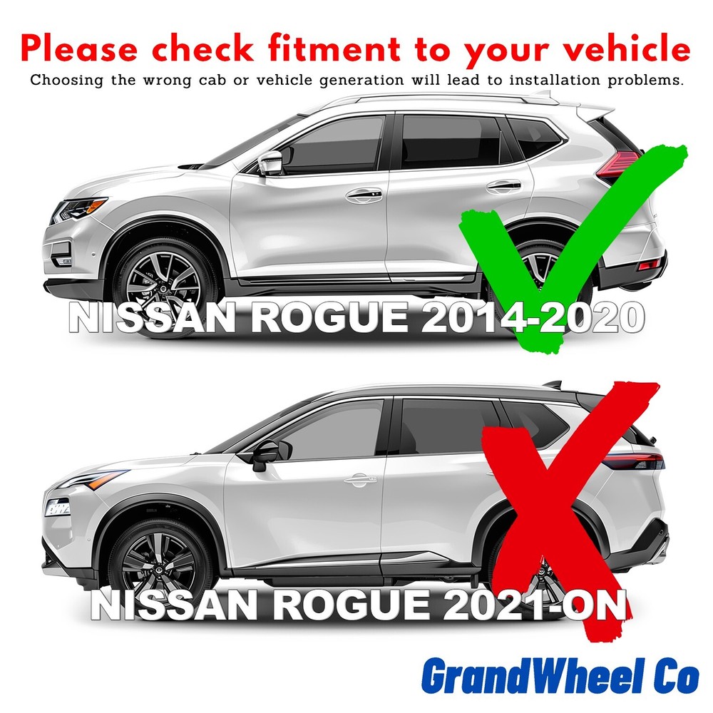 Rain Guards Vent Visors Shade for 2014-2020 Nissan Rogue