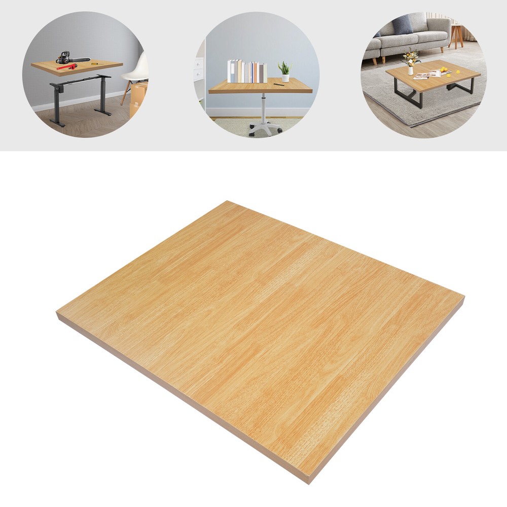 Plywood Tabletop, Rectangular Countertop, Adjustable Countertop 75*90*3.5cm