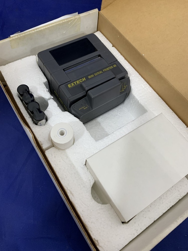 New Extech Mini Printer 40 (000213-001) Includes Power Supply