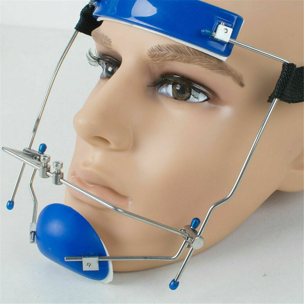 Dental Adjustable Pull Reverse Headgear Protraction Facial Facemask Double Lever