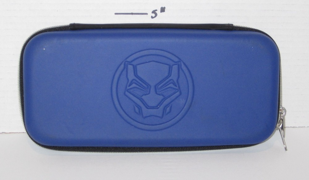 Nintendo Switch Marvel Carrying Case Blue Black Panther