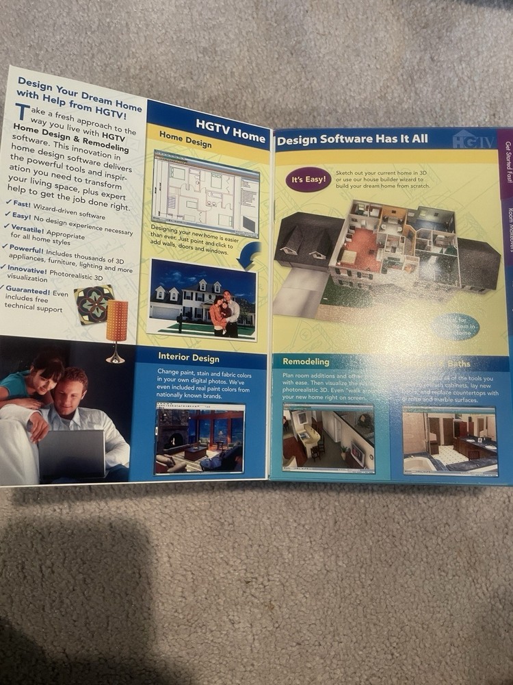 HGTV Home Design & Remodeling Windows XP Vista PC Software
