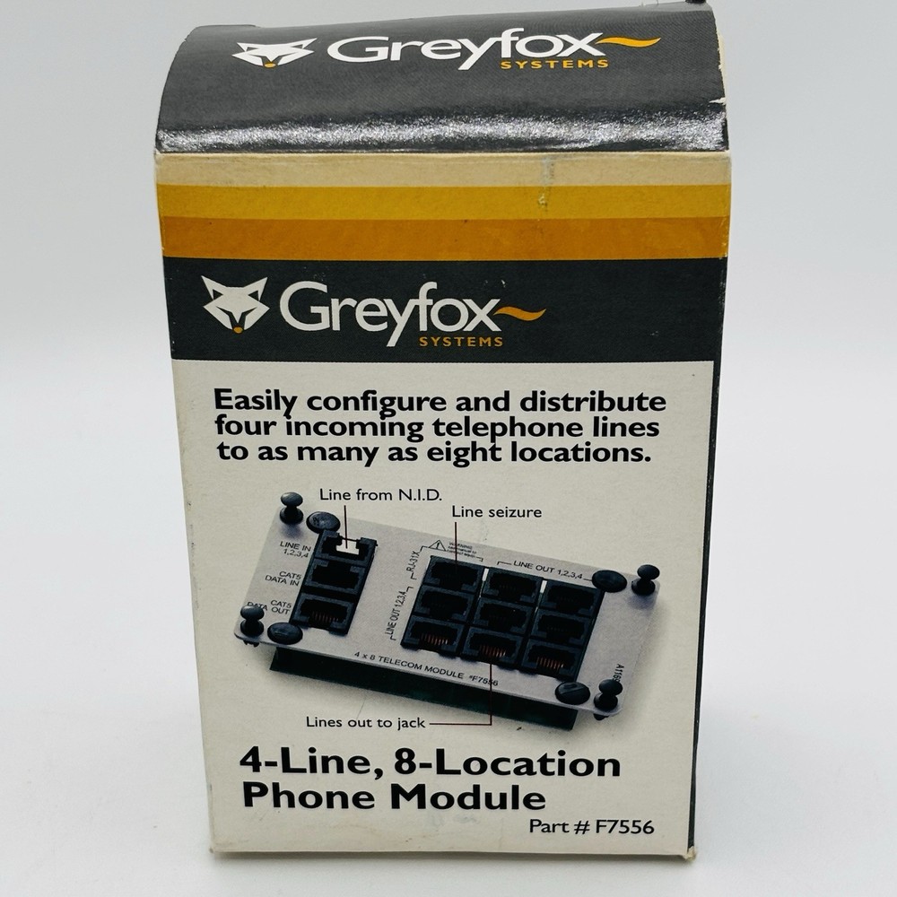 Greyfox Systems 4 Line, 8 Location Phone Module #F7556
